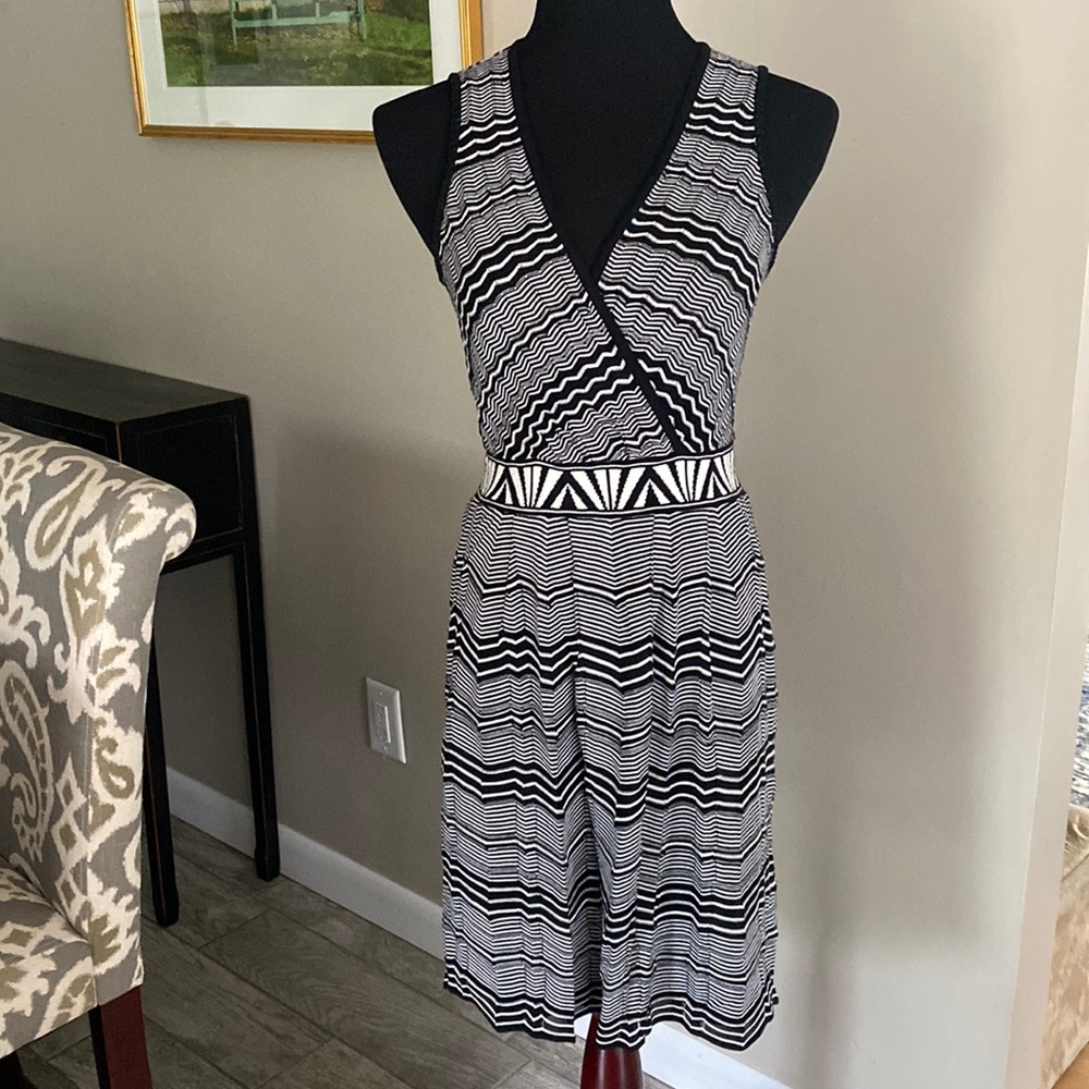 M Missoni Black and White Dress